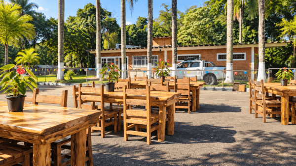 Área de refeições do Residencial Habepi